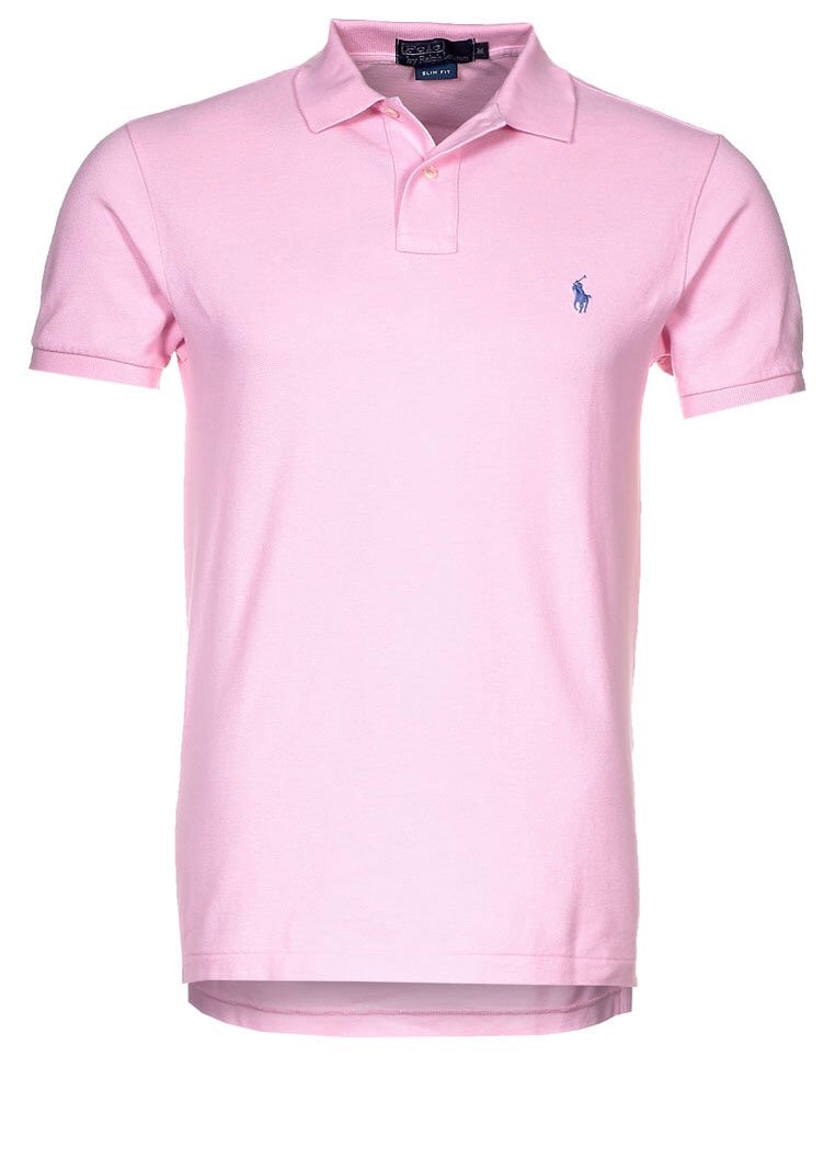 Camiseta Polo Ralph Lauren 🏇🏼color rosado claro Talla S Entalle Regular