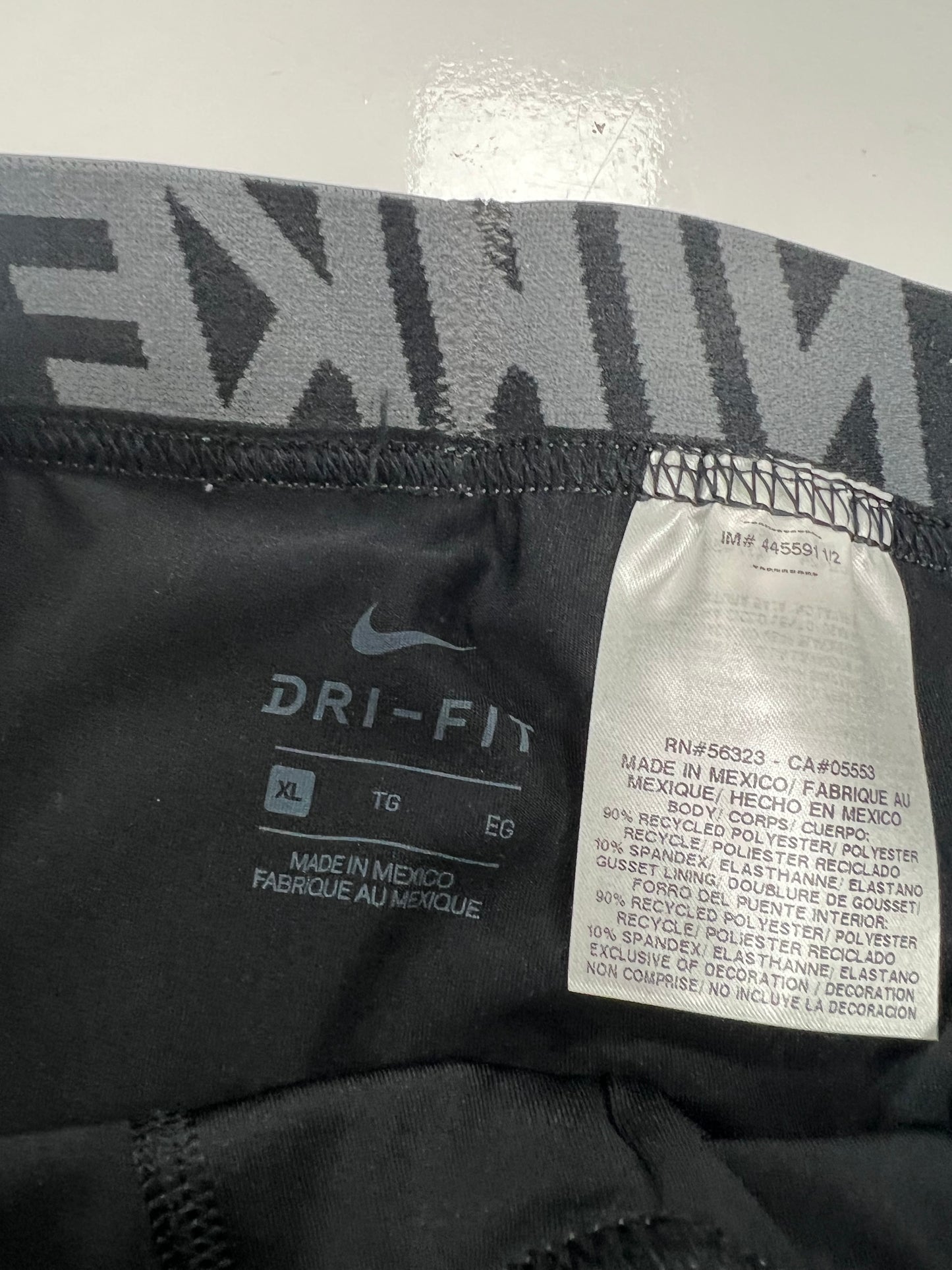 Mallas de entrenamiento Nike ✔️ Pro Dri-FIT para niño en Color negro Talla XL