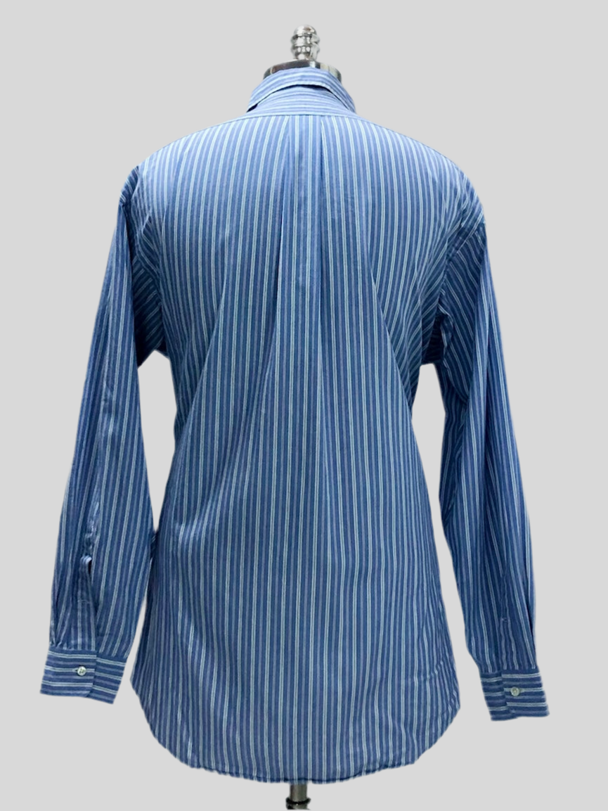 Camisa de botones Polo Ralph Lauren 🏇🏼 de rayas en color azul, rojo y blanco Talla XL Entalle Regular