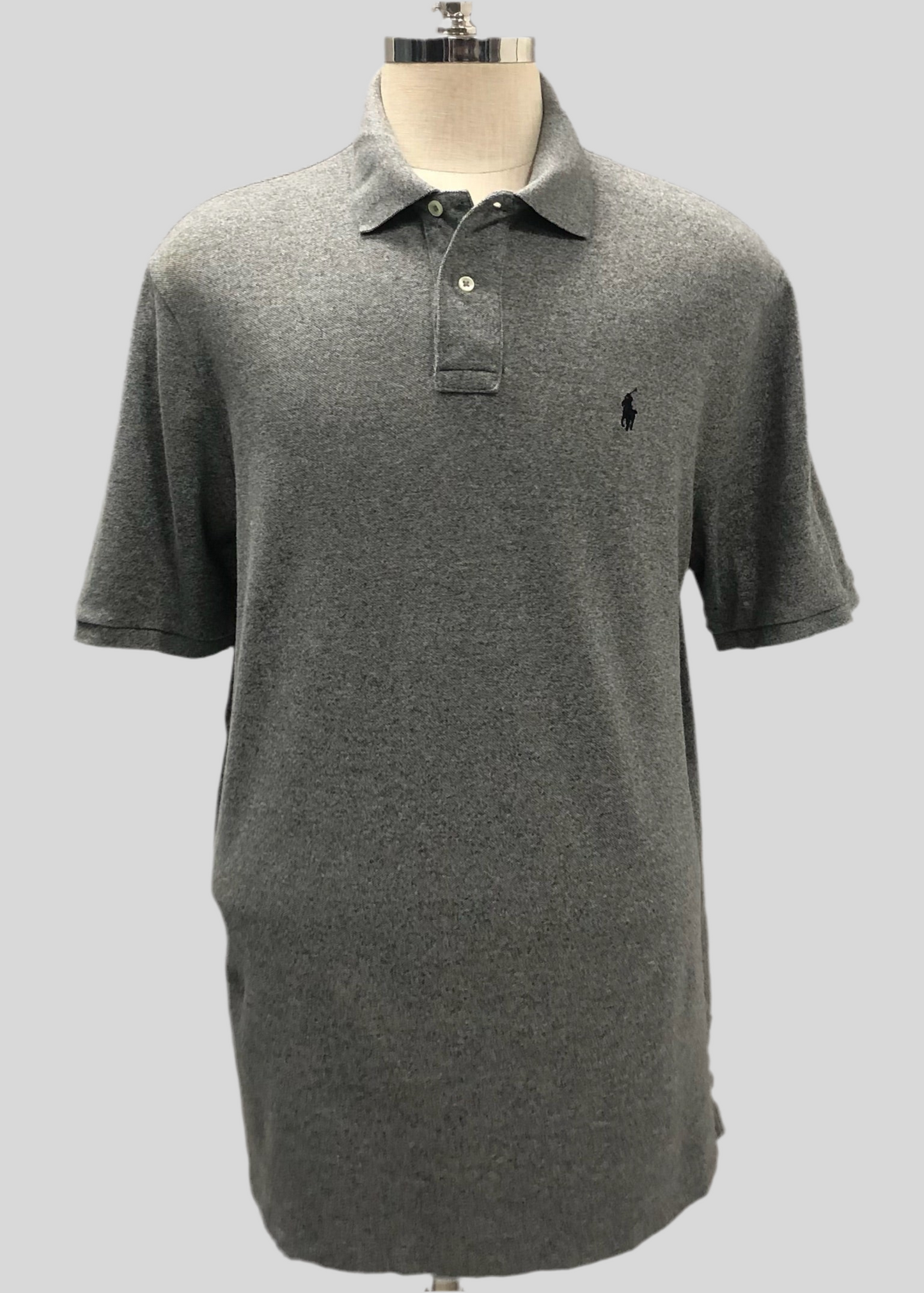 Camiseta Polo Ralph Lauren 🏇🏼 color gris oscuro con Talla XL Entalle Regular (ver descripción)