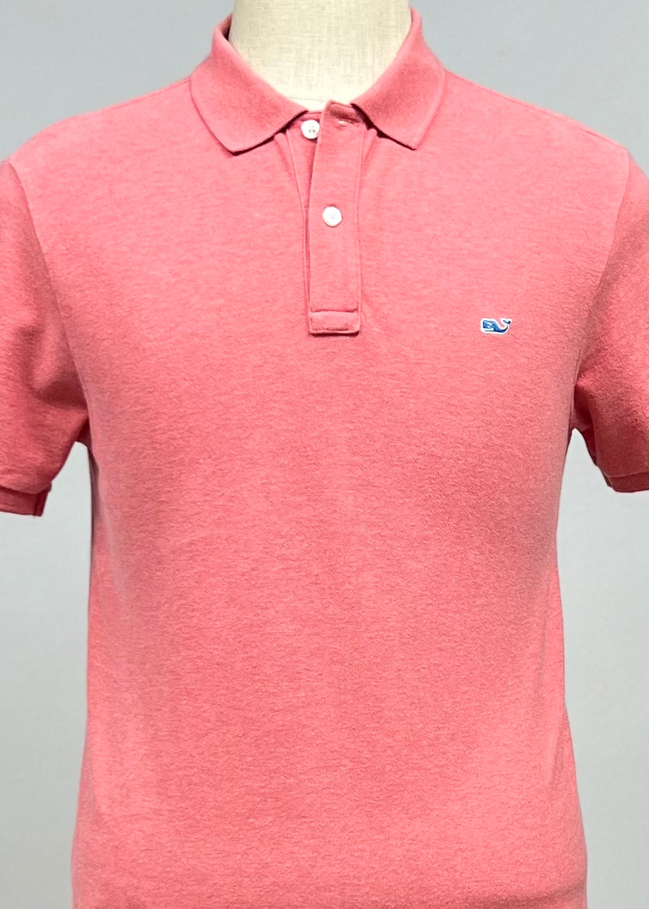 Camiseta Polo Vineyard Vines 🐳 color rosado claro Talla S Entalle Slim Fit