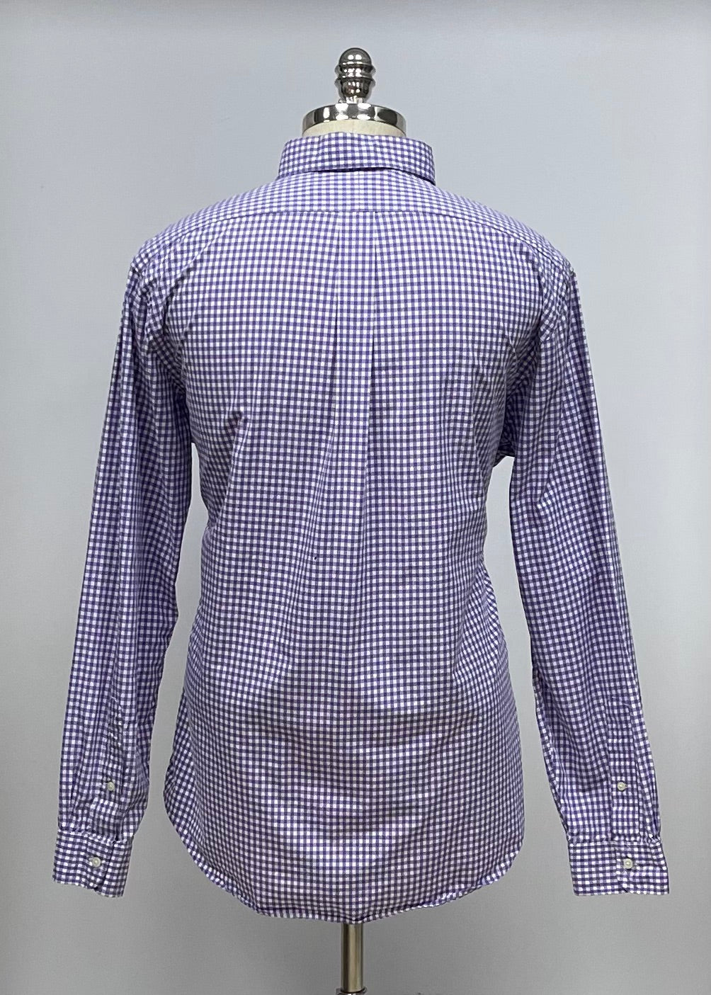 Camisa de botones Polo Ralph Lauren 🏇🏼 con cuadros en color morado y blanco Talla XL Entalle Regular