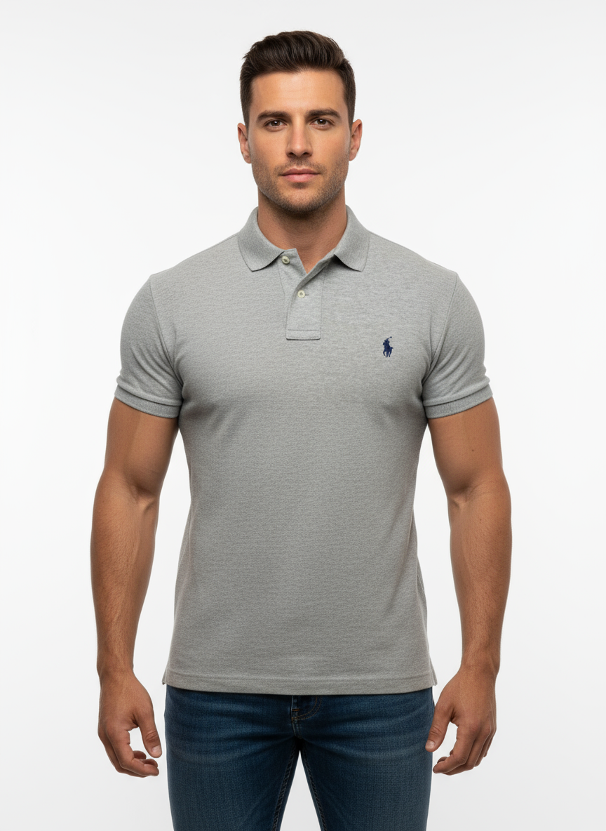 Camiseta Polo Ralph Lauren 🏇🏼 color gris Talla S Entalle Regular