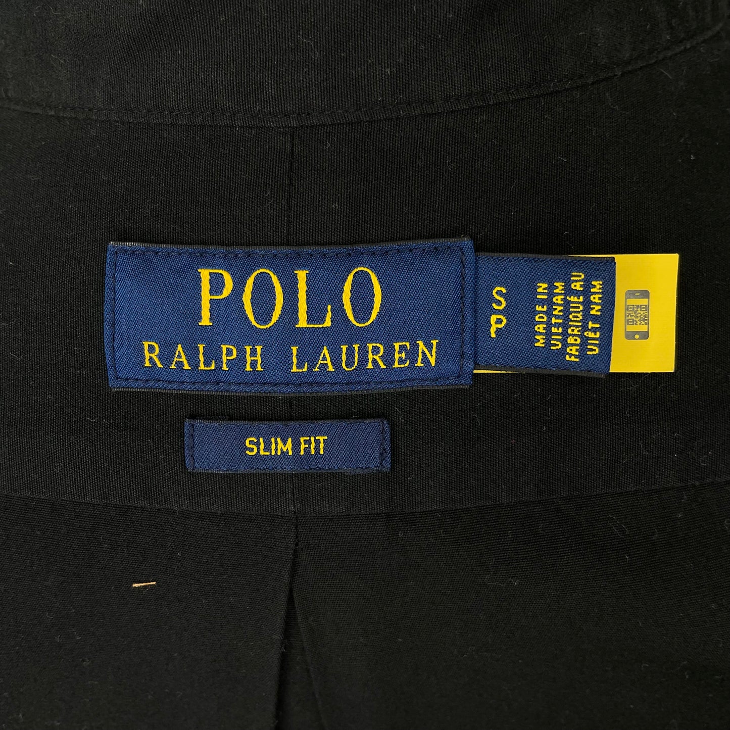 Camisa de botones Polo Ralph Lauren 🏇🏼 en color negro Talla S Entalle Slim Fit