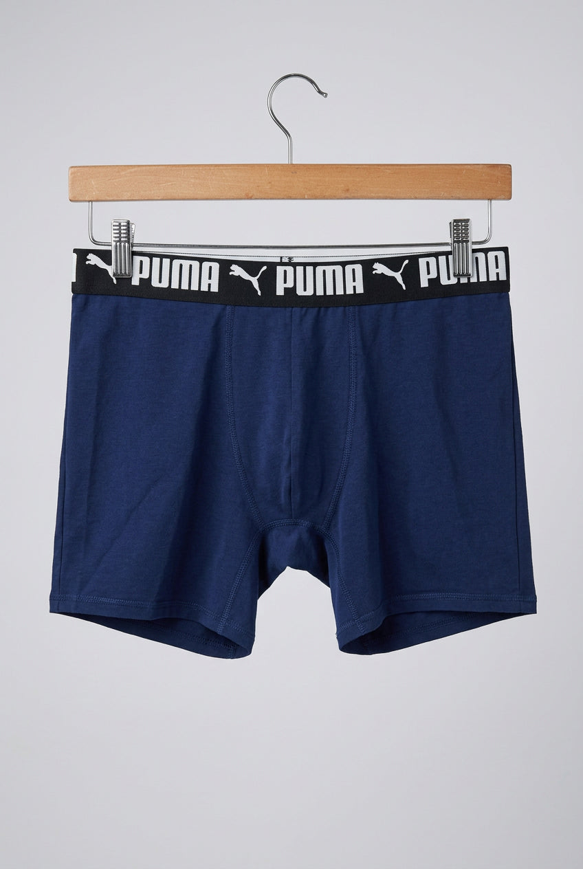 Boxers Briefs Puma 🐆 Tela con spandex color azul oscuro Talla L