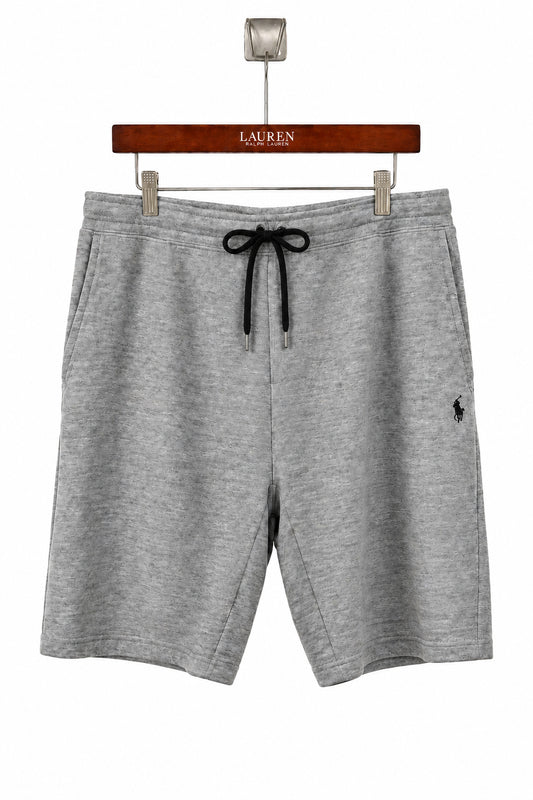 Short Lounge Polo Ralph Lauren 🏇🏼 color Gris y logo en azul navy Talla XL ( ver descripción)