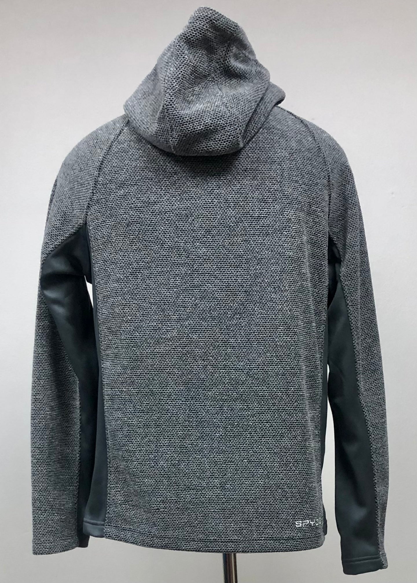 Sudadera Hoodie Spyder 🕷 color gris oscuro y negro Talla L