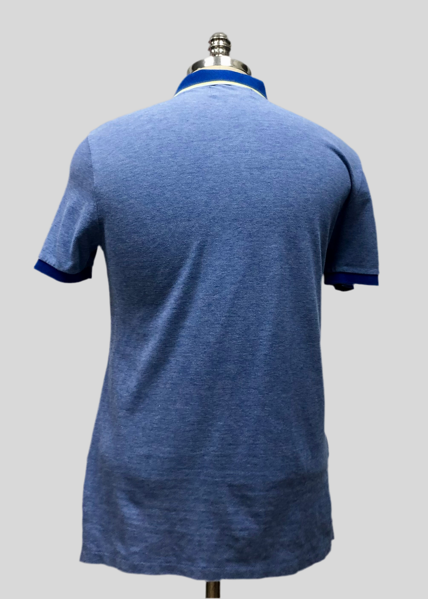 Camiseta Polo Original Penguin 🐧 en color azul con degradado en blanco Talla M Entalle Regular (ver descripción)
