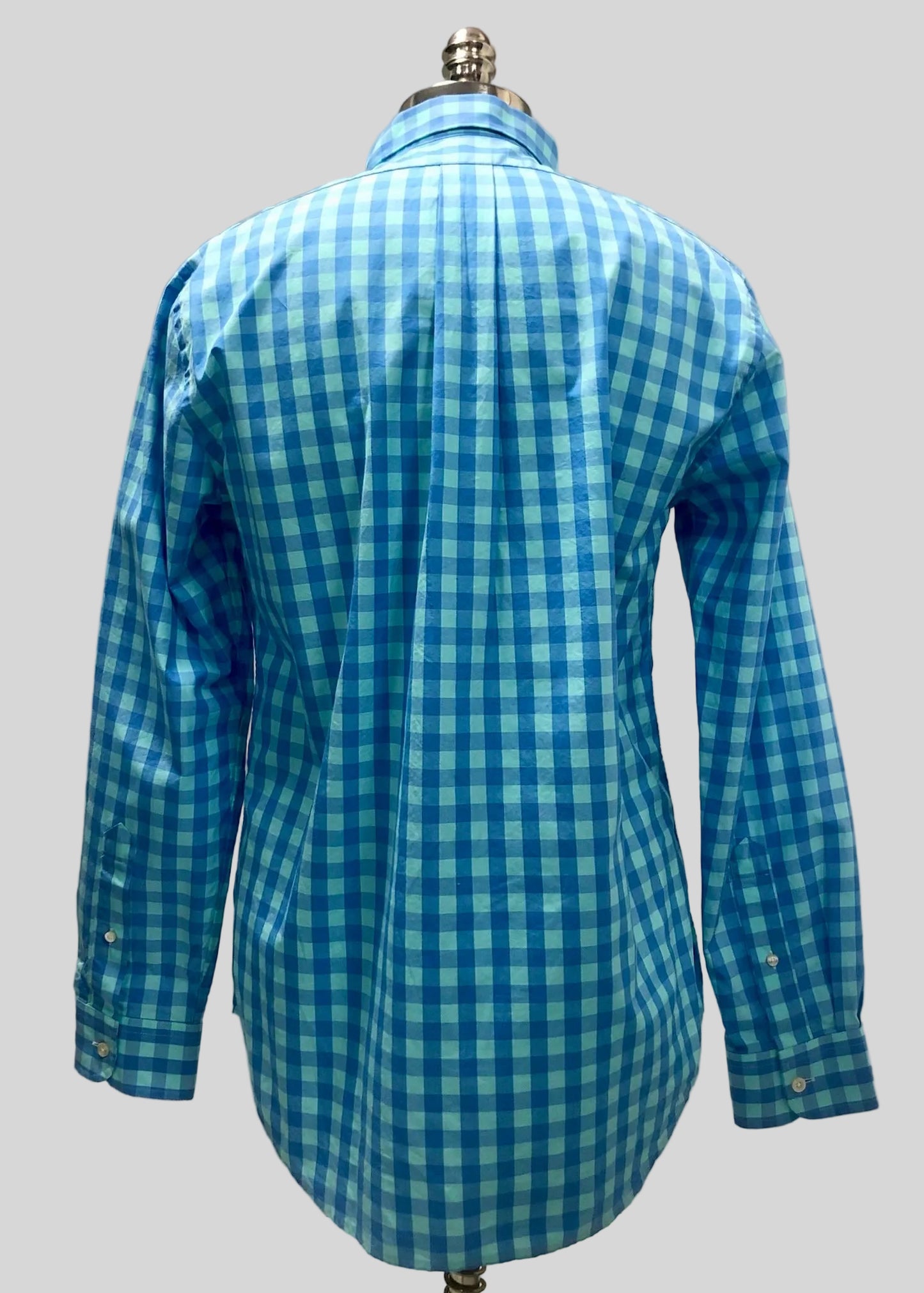 Camisa de botones Vineyard Vines 🐳 con de cuadros en color azul y turquesa Talla M Entalle Slim Fit