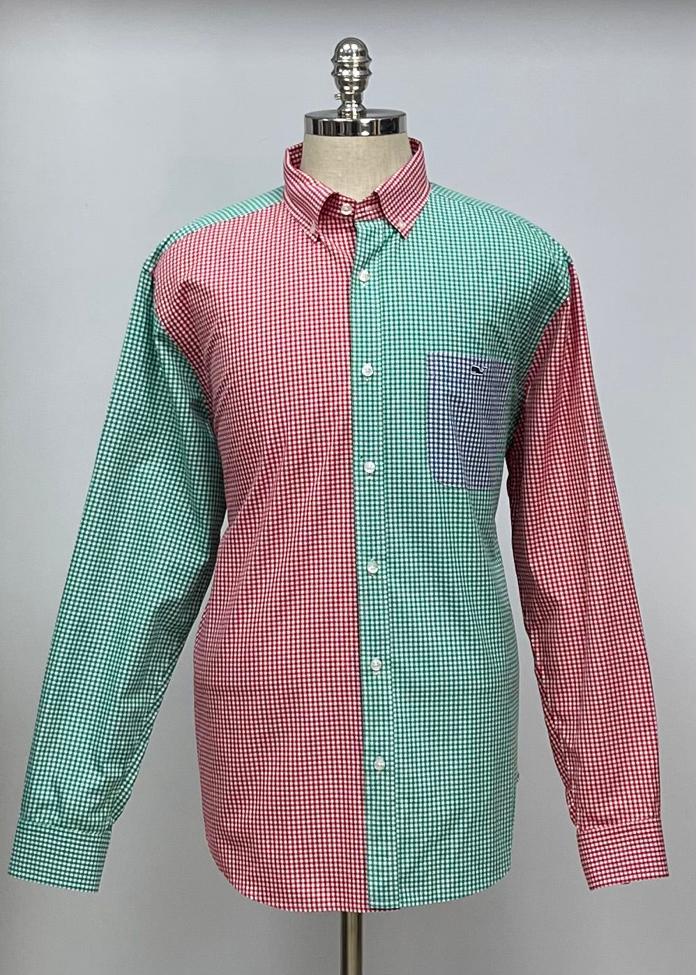 Camisa Vineyard Vines 🐳 de cuadros gingham multicolor Talla XL Entalle Clásico