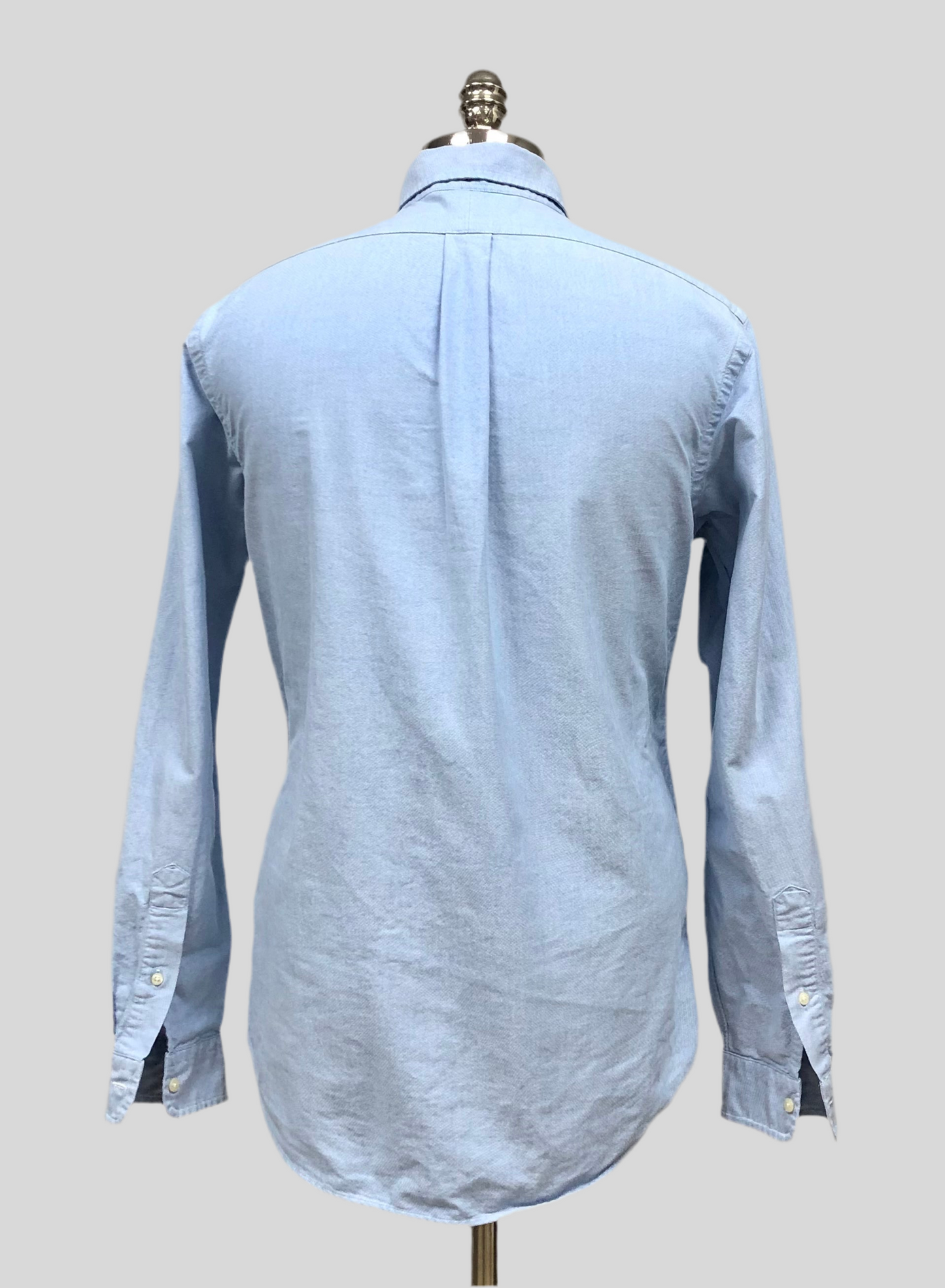 Camisa de botones Polo Ralph Lauren 🏇🏼 Oxford en color celeste Talla L Entalle Clásico