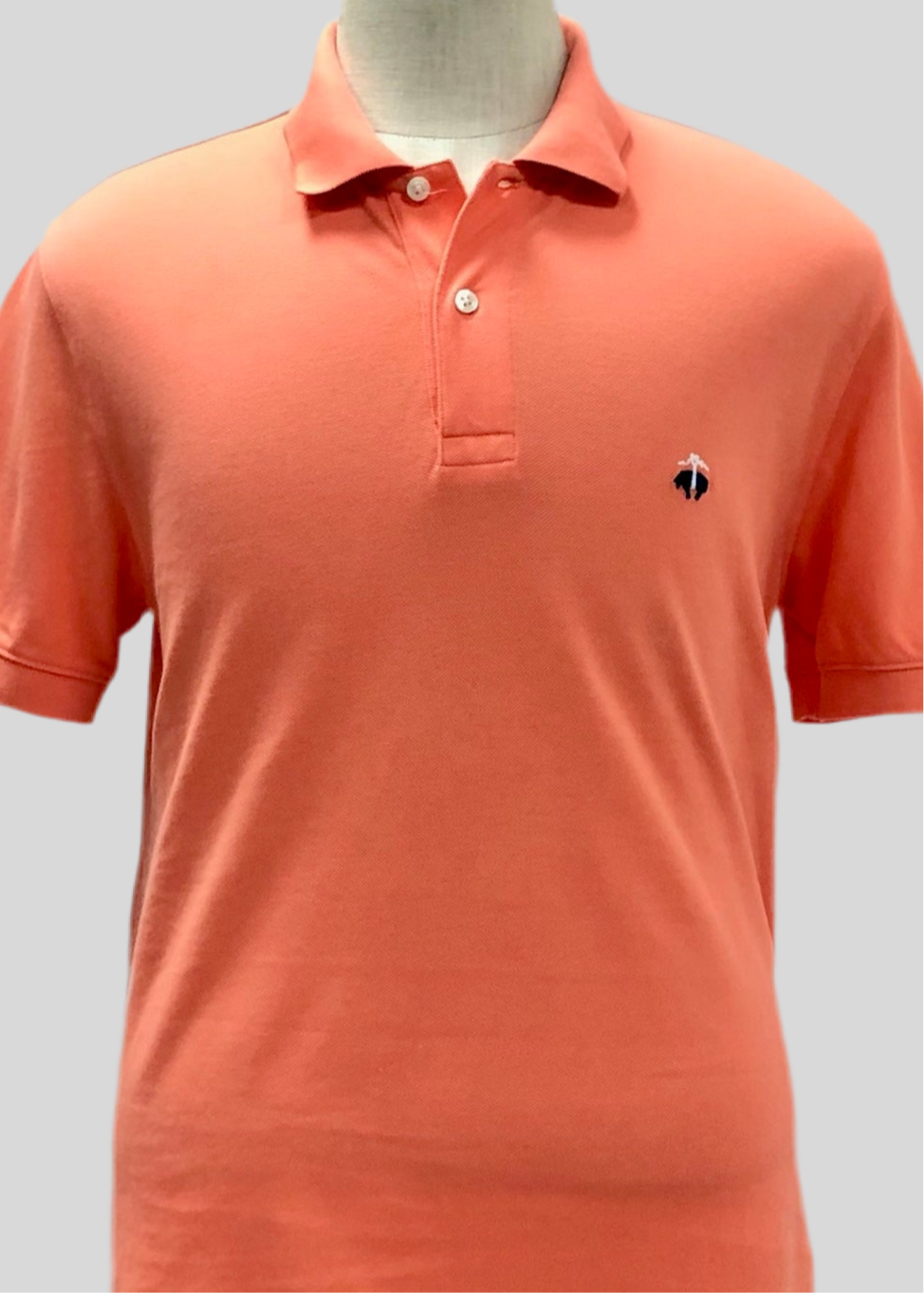 Camiseta Polo Brooks Brothers 🐑 color naranja Talla L Entalle Slim Fit