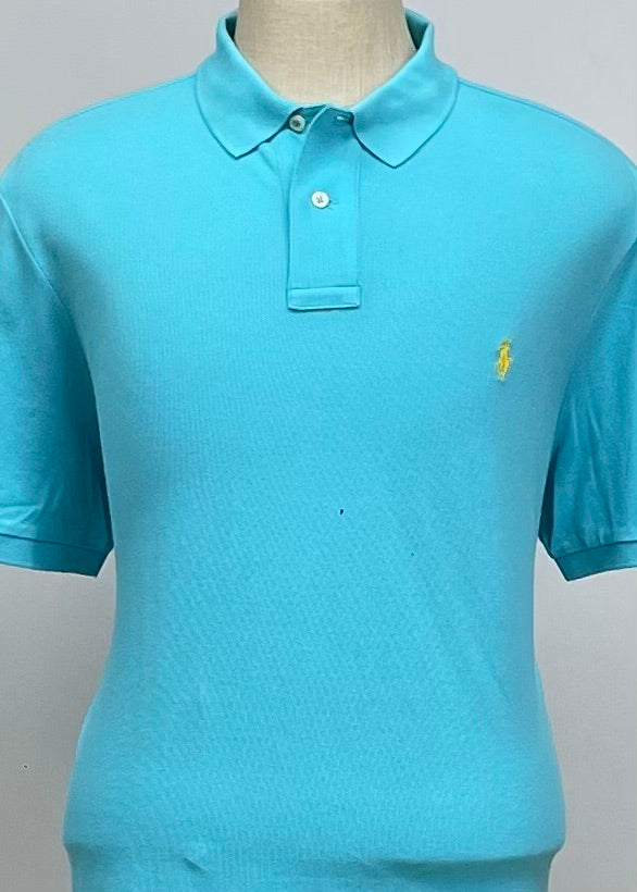 Camiseta Polo Ralph Lauren 🏇🏼color celeste intenso Talla XL Entalle Clásico