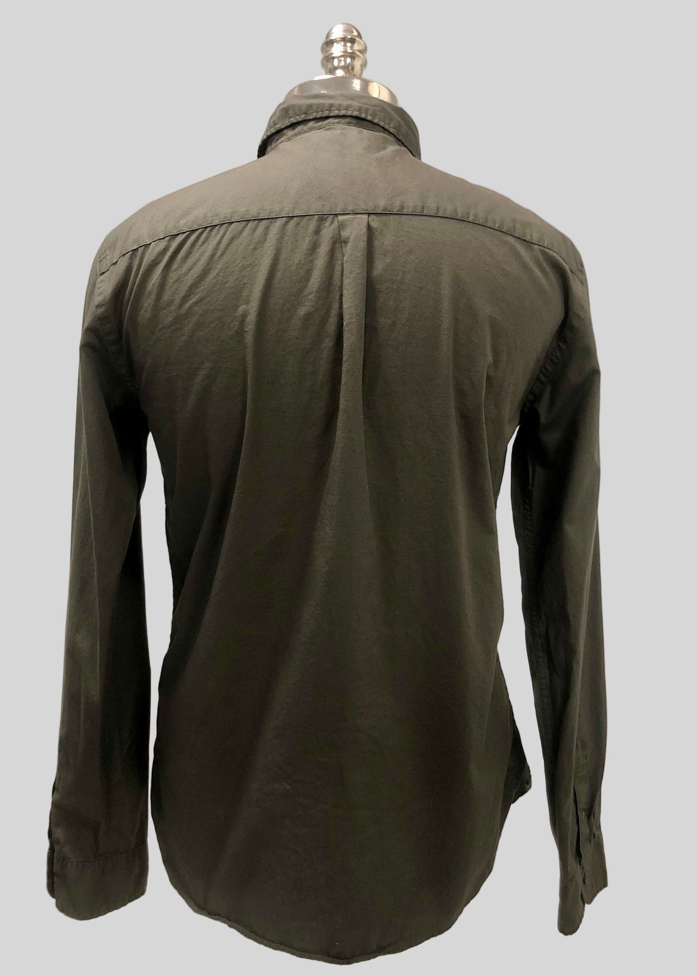 Camisa de botones Allsaints 🦌 color marrón oscuro Talla M Entalle Regular