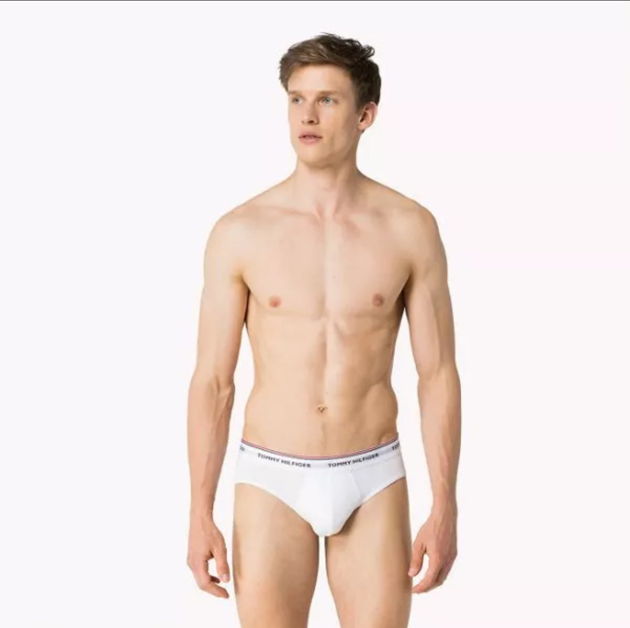 Paquete de 3 Calzoncillos a la cintura Tommy Hilfiger - Tela de algodon en color blanco Talla XL