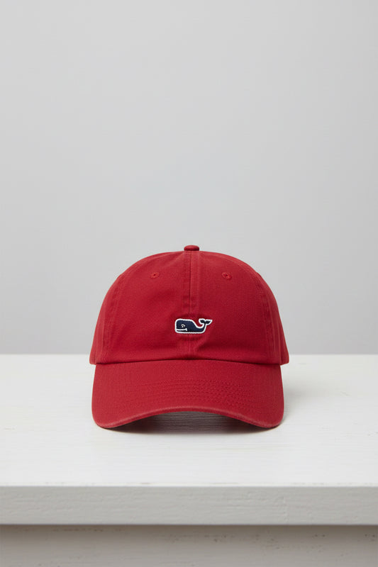 Gorra Vineyard Vines 🐳 color rojo y logotipo en color azul (ver descripción)