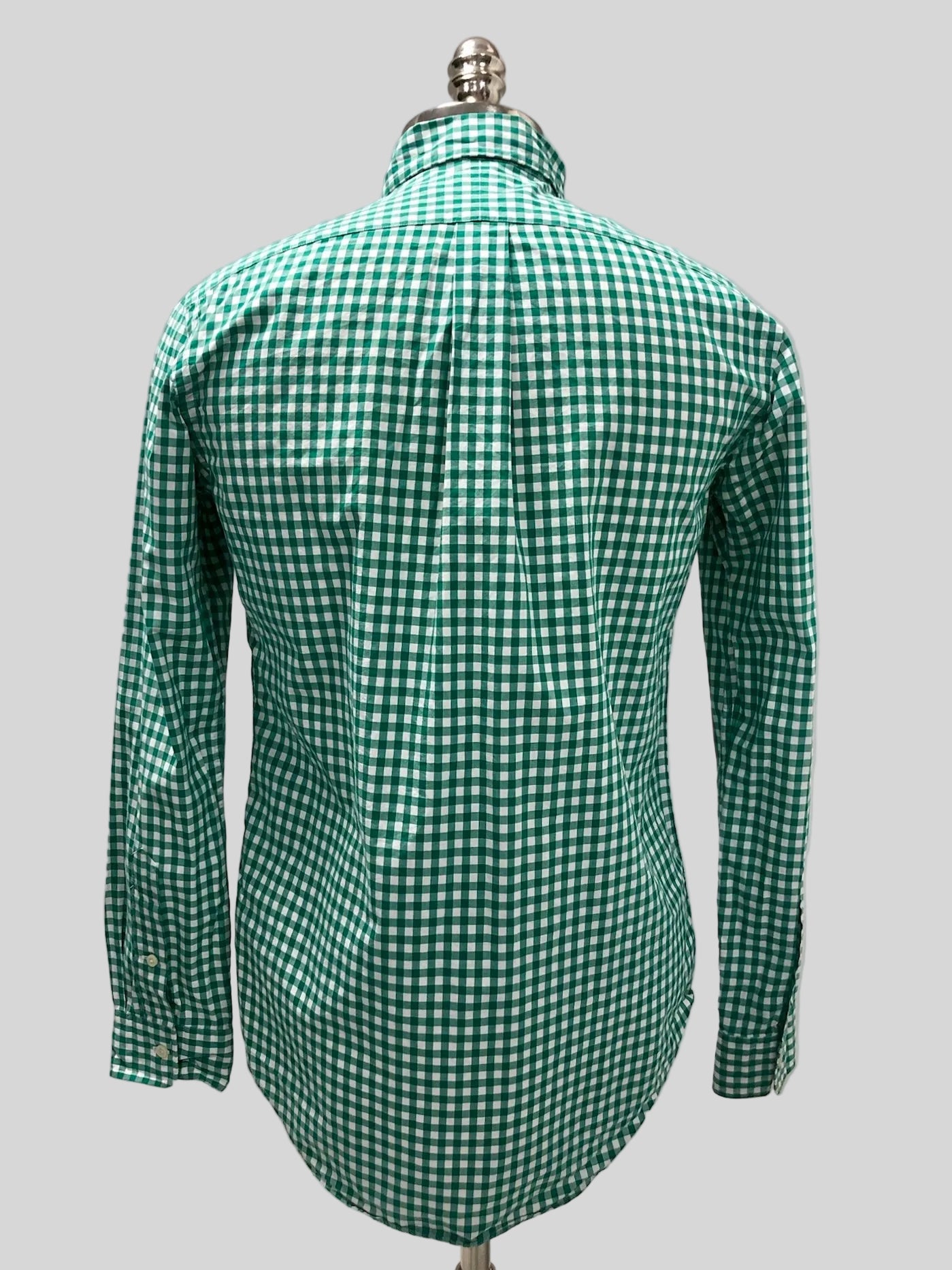 Camisa de botones Polo Ralph Lauren 🏇🏼 de cuadros gingham color verde y blanco Talla S Entalle Regular