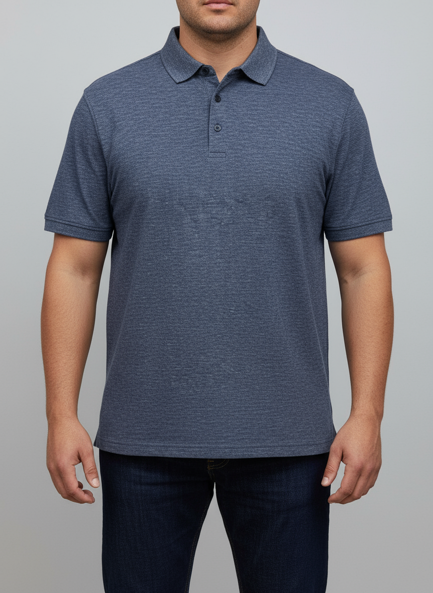 Camiseta Polo Joseph Abboud 🔹 color azul grisáceo Talla XXL Entalle Clásico