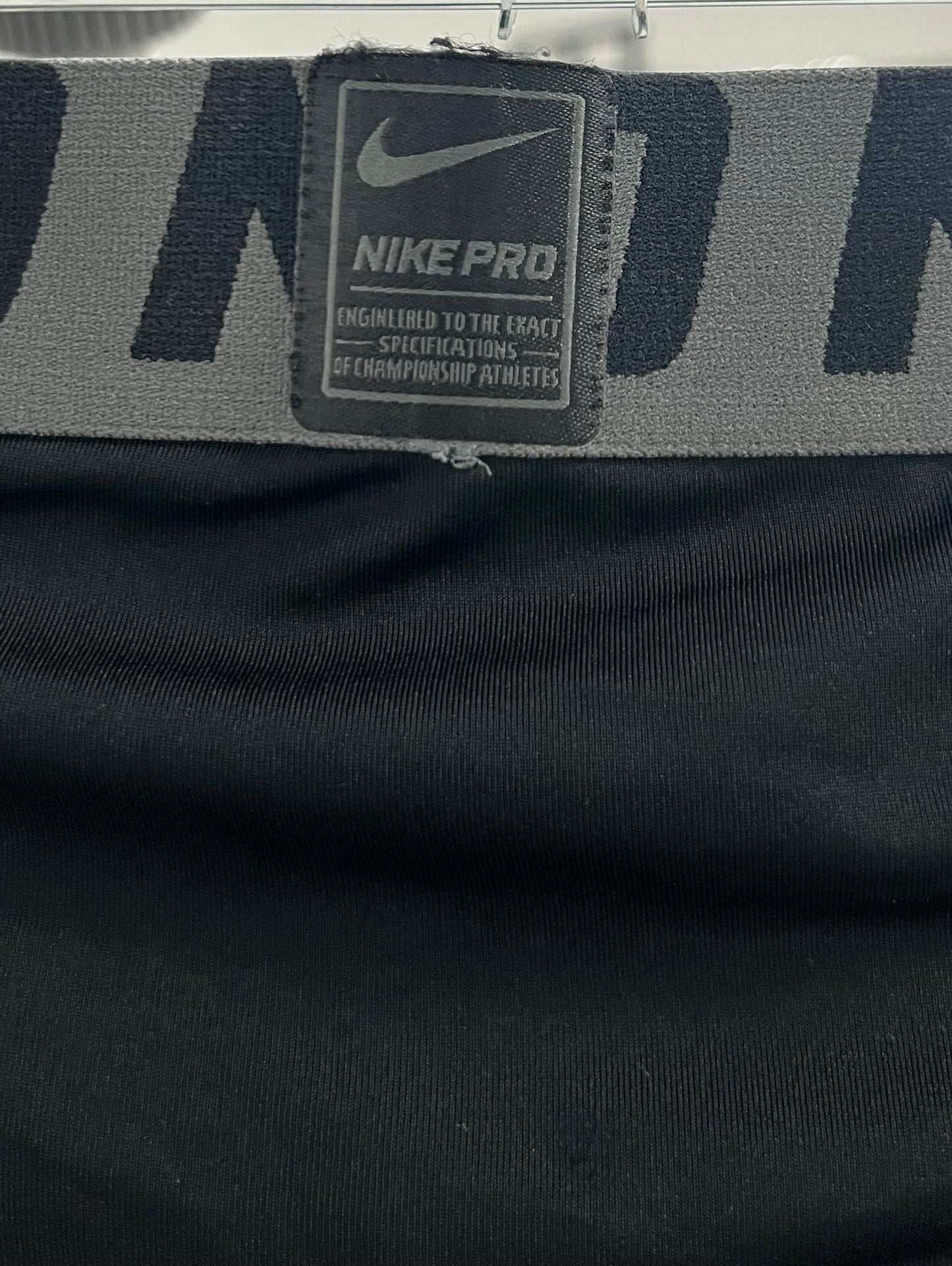 Malla de entrenamiento licra Nike ✔️ Pro Dri-FIT para hombre en Color negro cintura gris Talla S