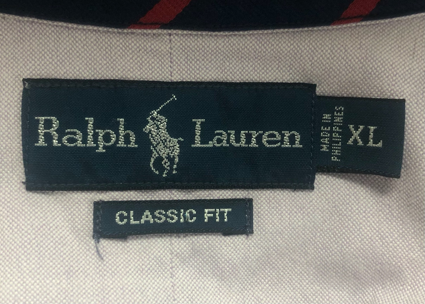 Camisa de botones Polo Ralph Lauren 🏇🏼 Oxford en color Lila Talla XL Entalle Clasico