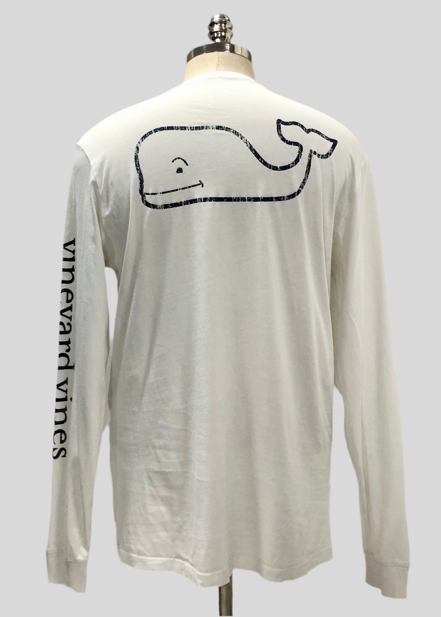 Camiseta cuello redondo Vineyard Vines 🐳 color blanco con Diseño de ballena Talla M