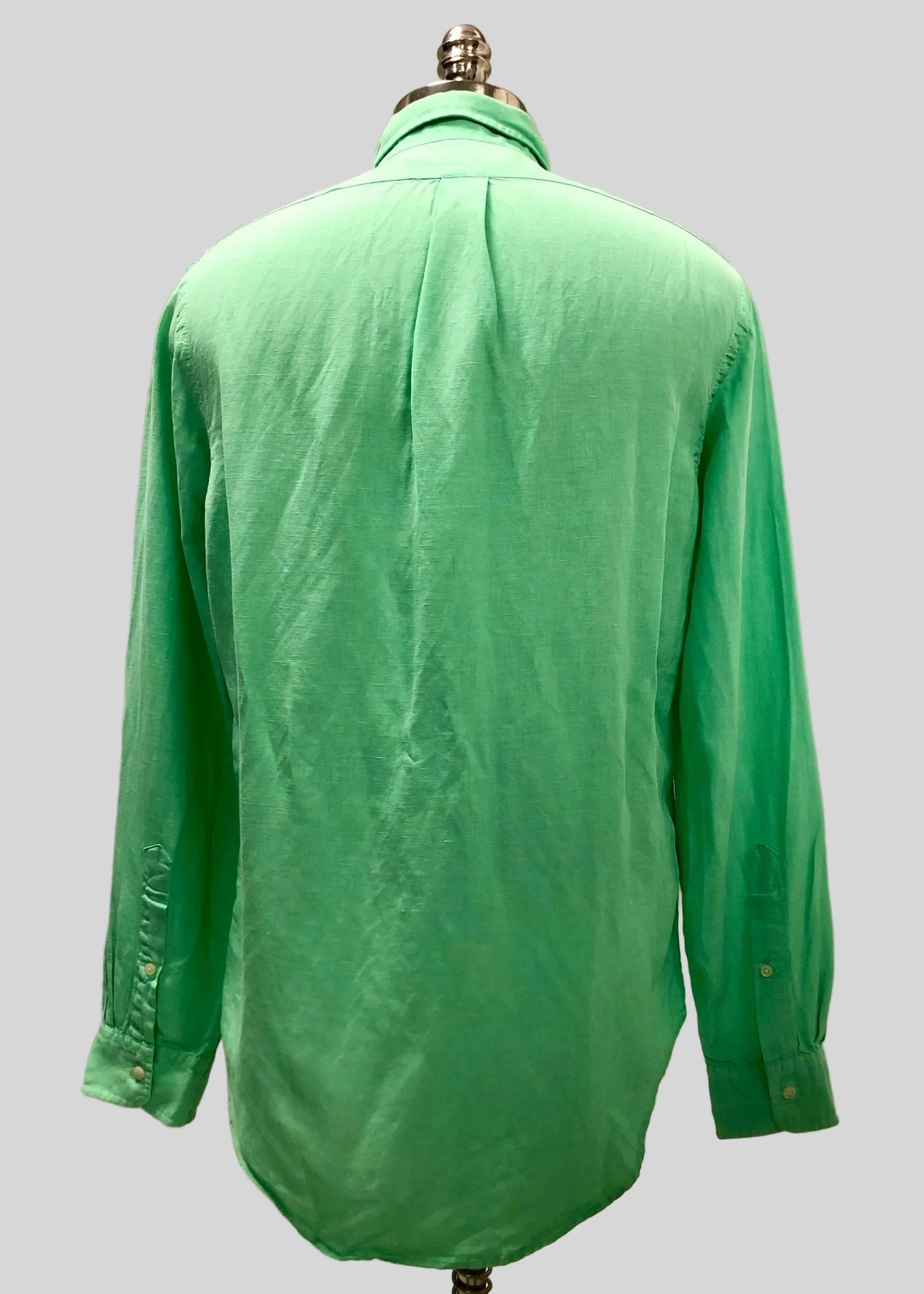 Camisa de botones Polo Ralph Lauren 🏇🏼 de Lino en color verde Talla M Entalle Regular