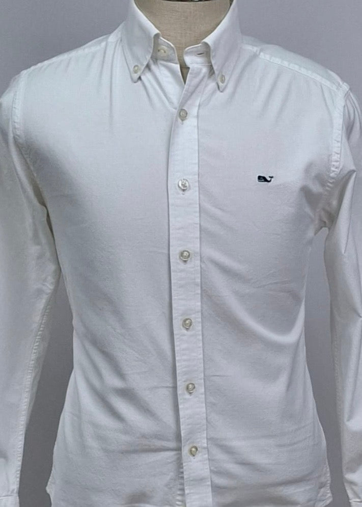 Camisa de botones Vineyard Vines 🐳  Color blanco Talla S Entalle Slim Fit (ver descripción)