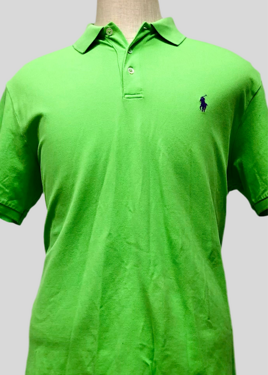 Camiseta Polo Ralph Lauren 🏇🏼 Color verde intenso Talla XL Entalle Regular (ver descripción)