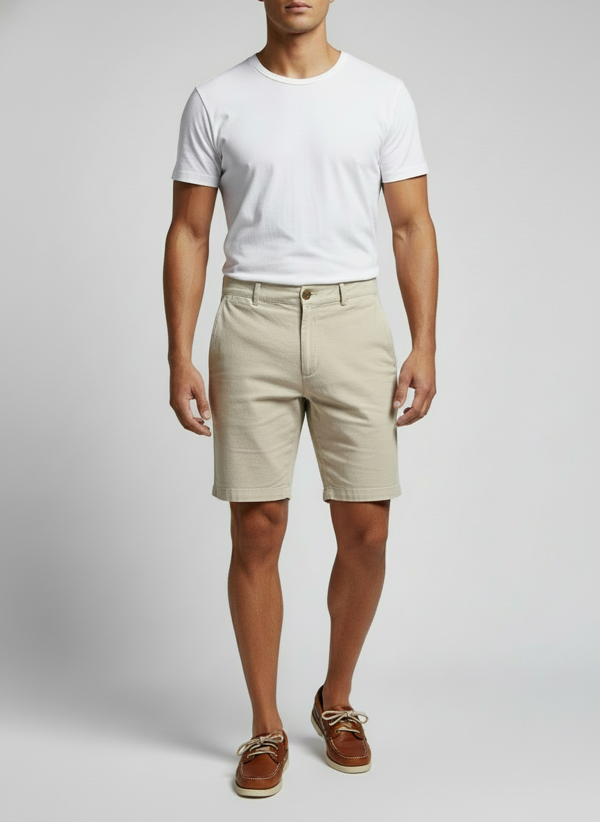 Short Casual Vineyard Vines 🐳 color crema talla 32