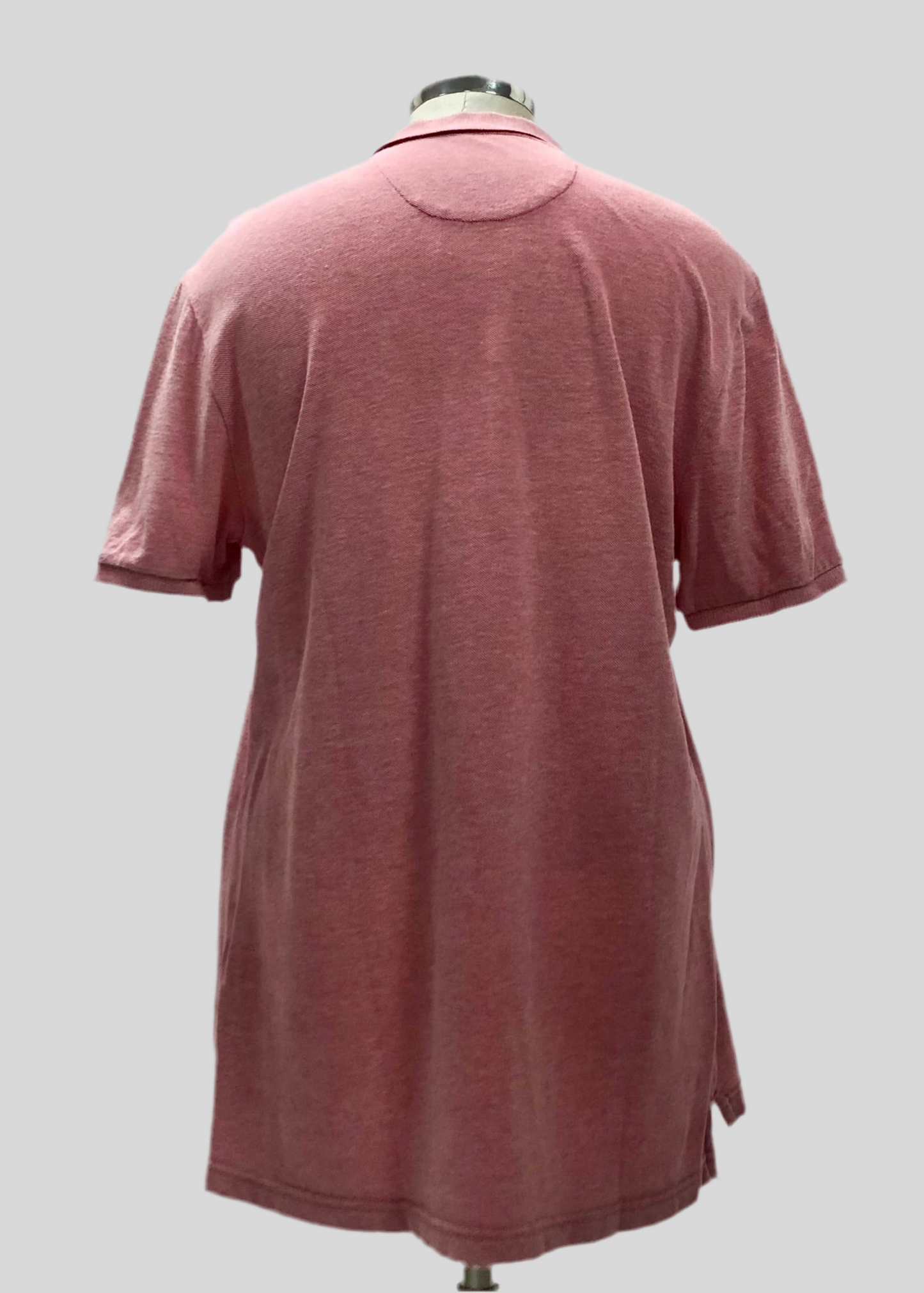 Camiseta Polo G.H. Bass 🇺🇸 color rosado claro Talla L Entalle Regular