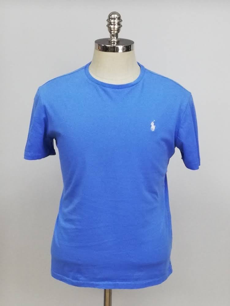 Camiseta cuello redondo Polo Ralph Lauren 🏇🏼 color celeste Talla M Entalle Regular