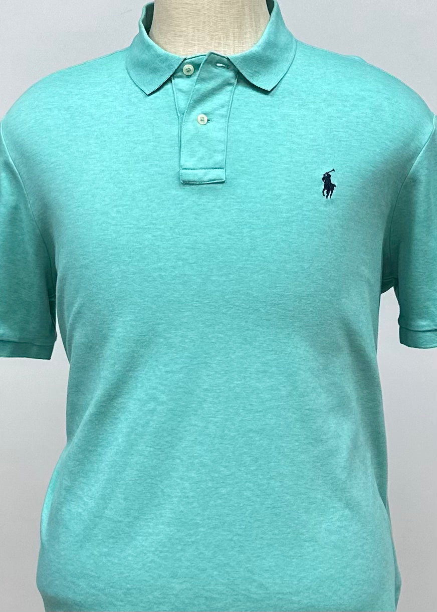 Camiseta Polo Ralph Lauren 🏇🏼color turquesa Talla L Entalle Clásico