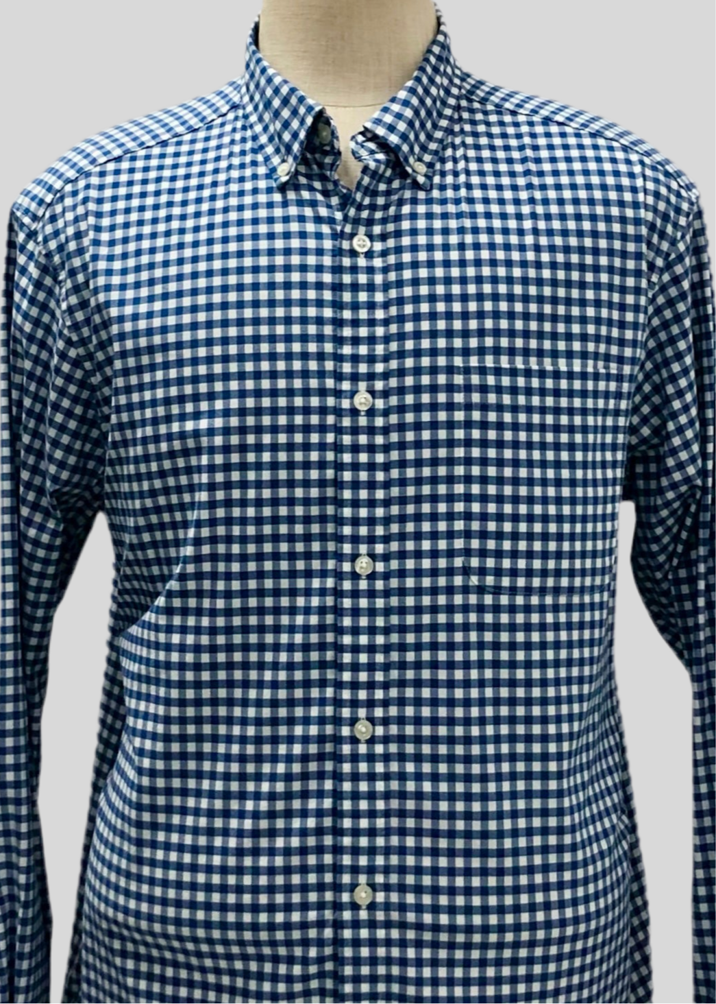 Camisa de botones Vineyard Vines 🐳 Performance con patrón de cuadros gingham en color azul y blanco Talla XL Entalle Regular
