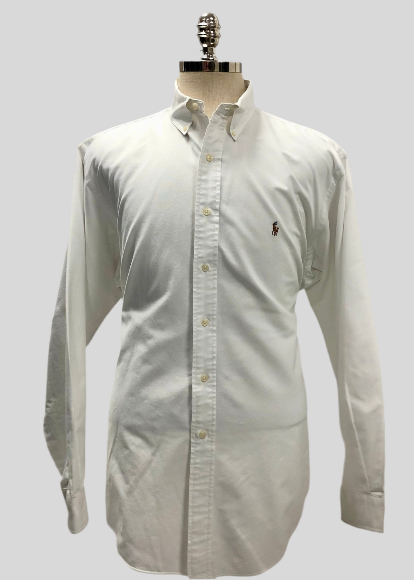 Camisa de botones Polo Ralph Lauren 🏇🏼  en color blanco Talla XL Entalle Regular (ver descripción)
