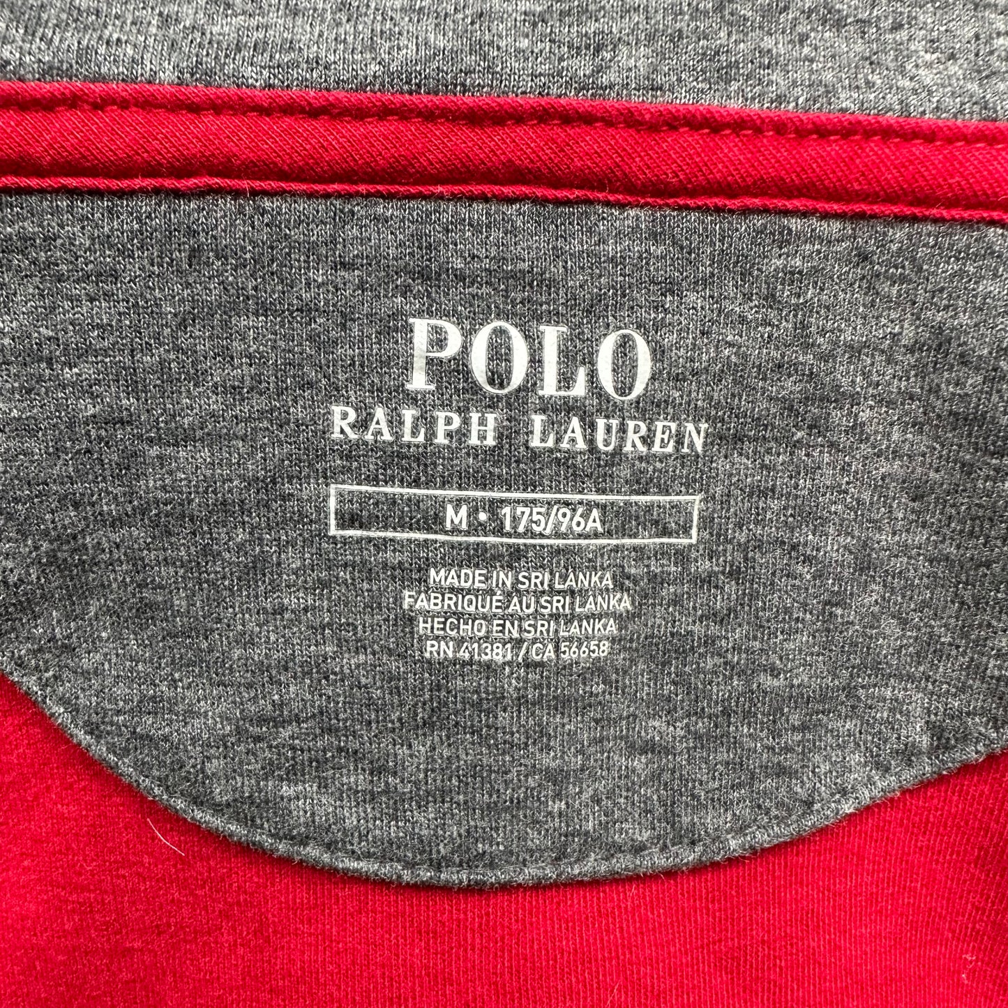 Sueter Jersey Polo Ralph Lauren 🏇🏼 color rojo con logo verde Talla M