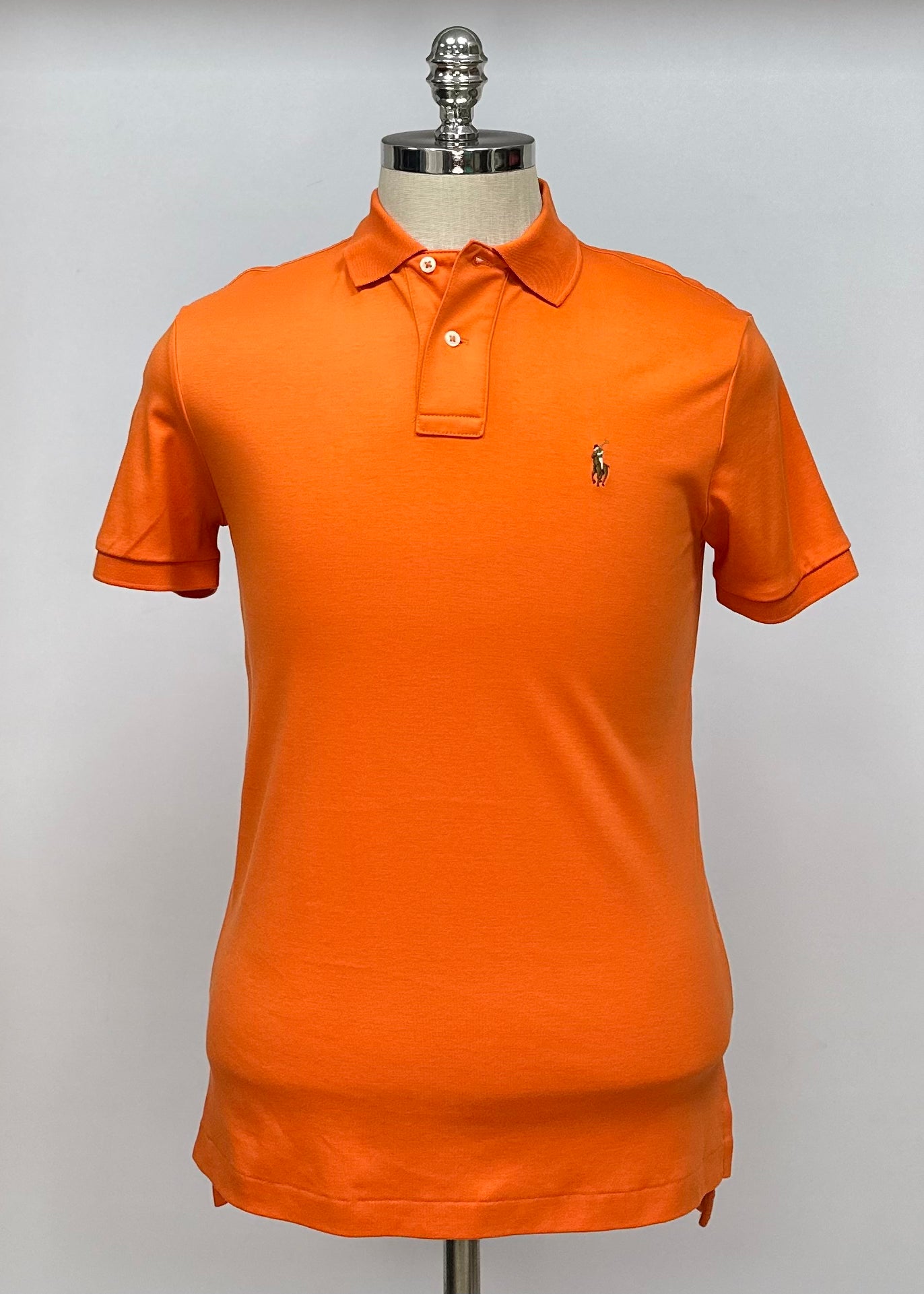 Camiseta Polo Ralph Lauren 🏇🏼color naranja intenso Talla S Entalle Regular