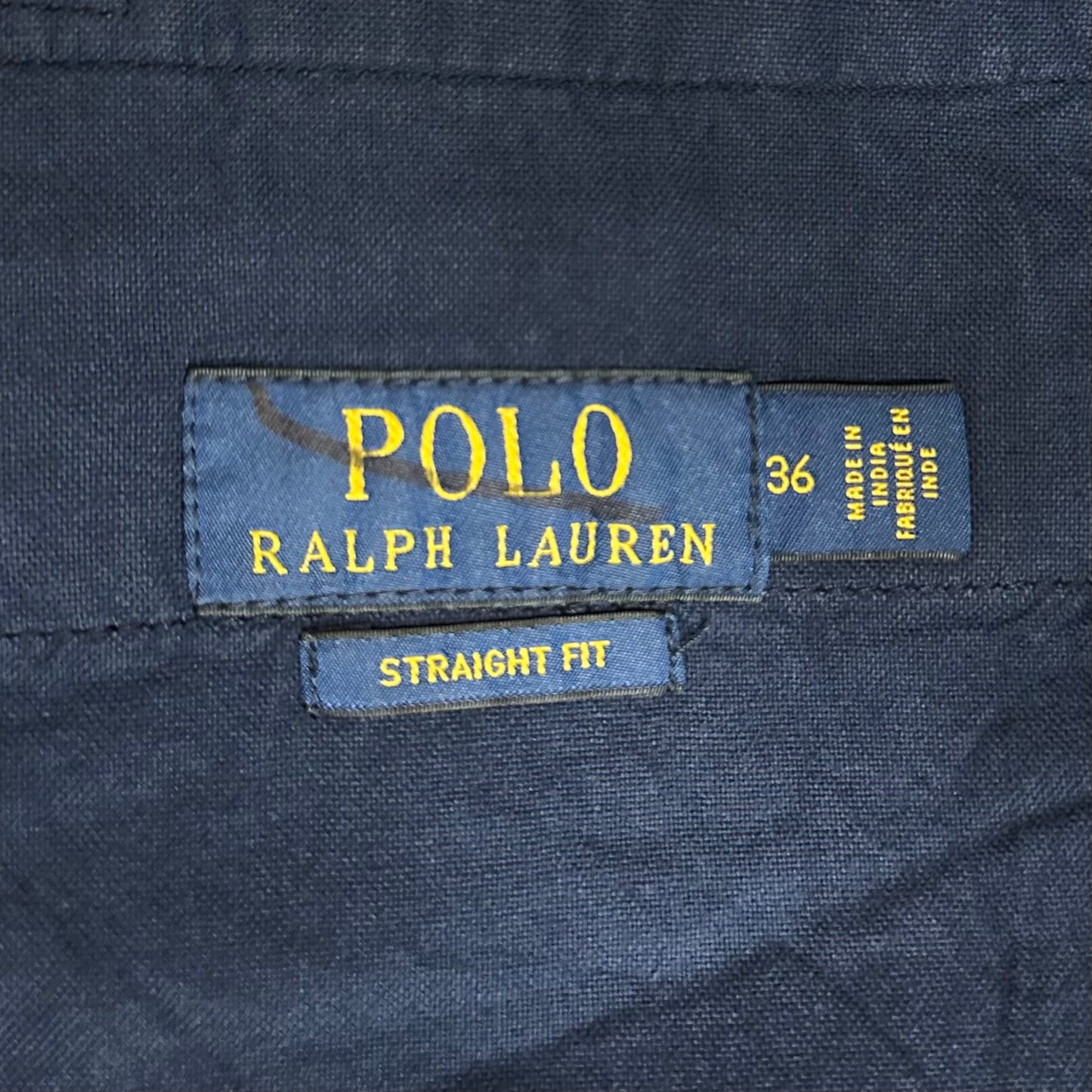 Short Casual Polo Ralph Lauren de lino color azul navy Talla 36