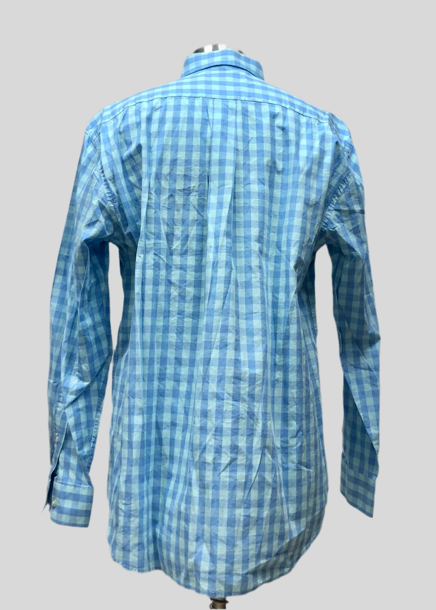 Camisa de botones Vineyard Vines 🐳 de cuadros en color turquesa y celeste Talla XS Entalle Slim Fit