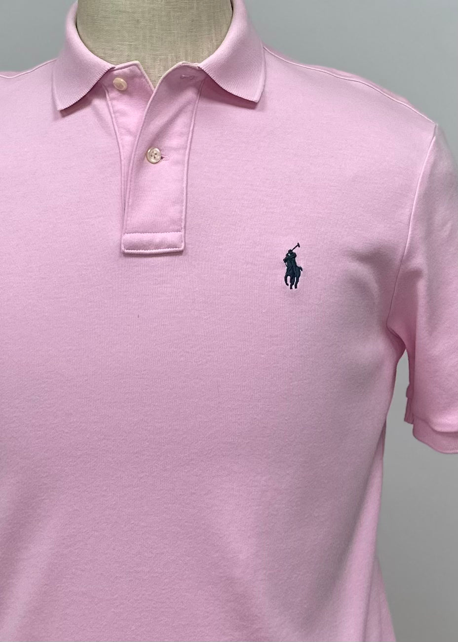 Camiseta Polo Ralph Lauren 🏇🏼color rosado claro Talla S Entalle Regular