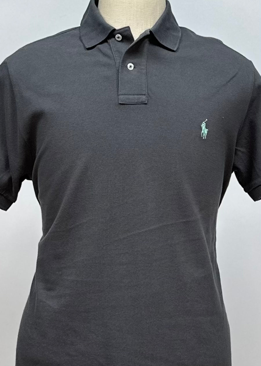 Camiseta Polo Ralph Lauren 🏇🏼 color gris oscuro Talla L Entalle Custom Fit