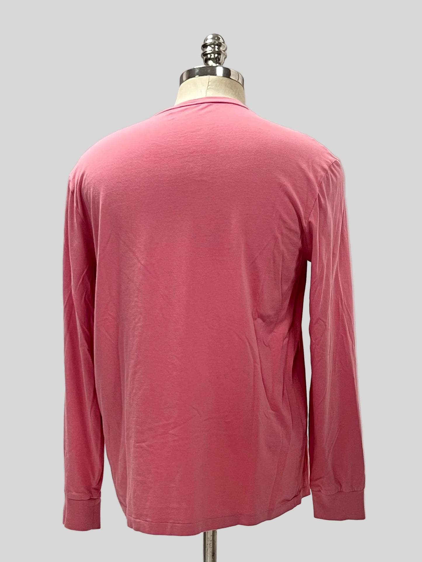 Camiseta cuello redondo Polo Ralph Lauren 🏇🏼 color rosado magenta Talla Large