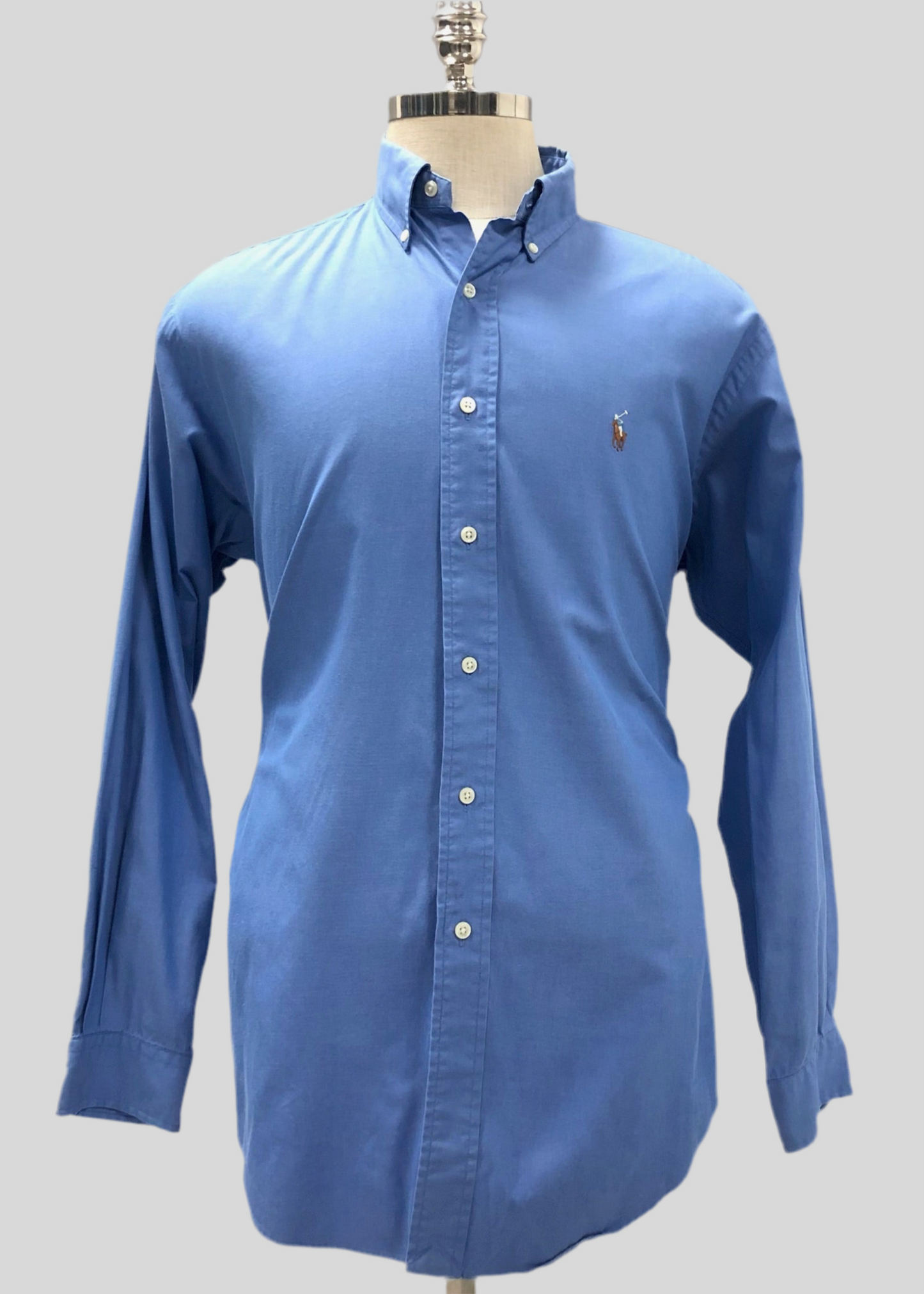 Camisa de botones Polo Ralph Lauren 🏇🏼 Color azul tornasol Talla XL Entalle Regular