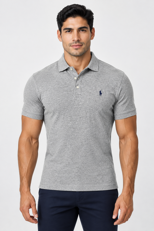 Camiseta Polo Ralph Lauren 🏇🏼 color gris Talla M Entalle Regular