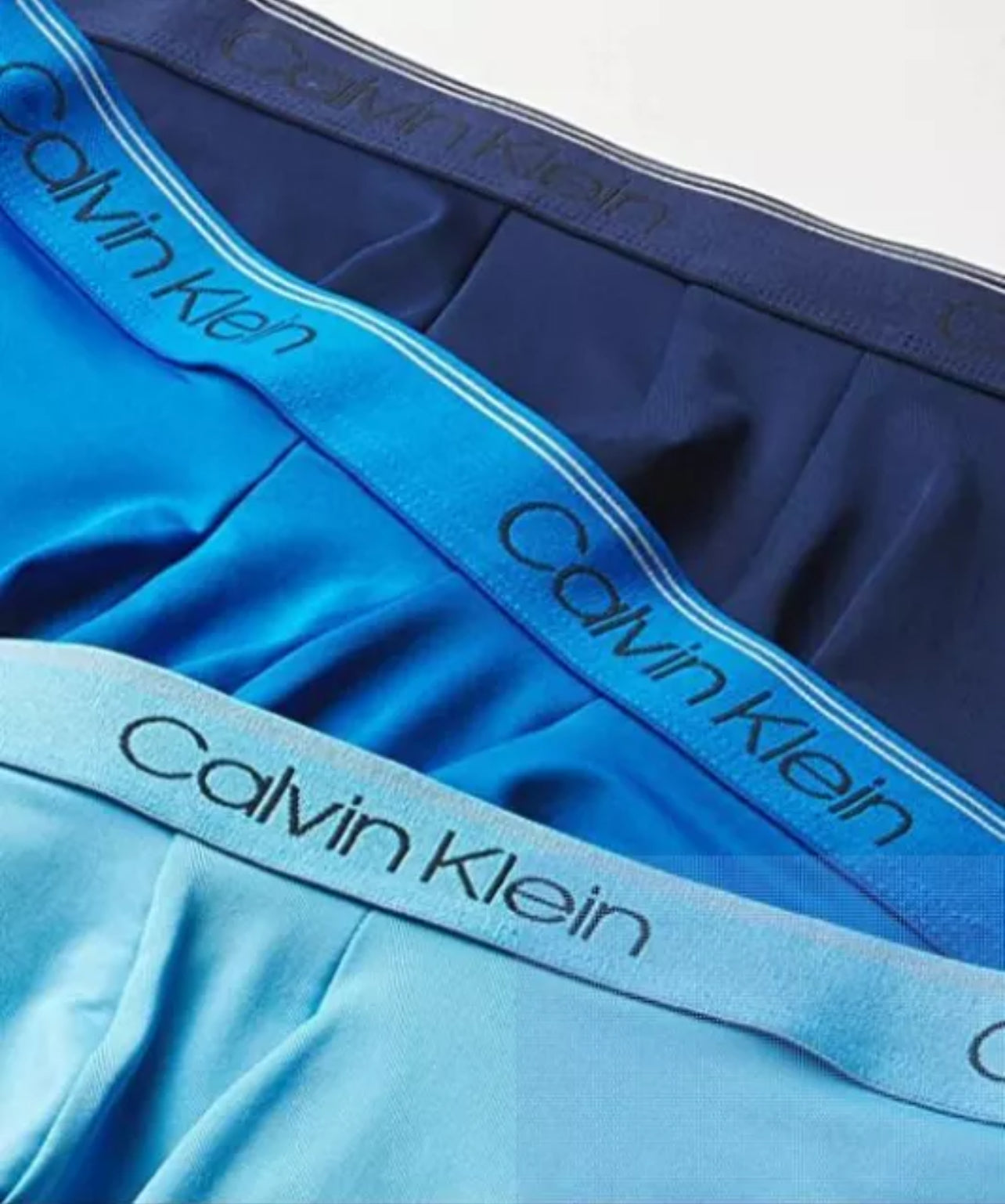Paquete de 3 Calzoncillos tipo Boxer Calvin Klein de Microfibra Stretch - Tela ligera en Talla XXL