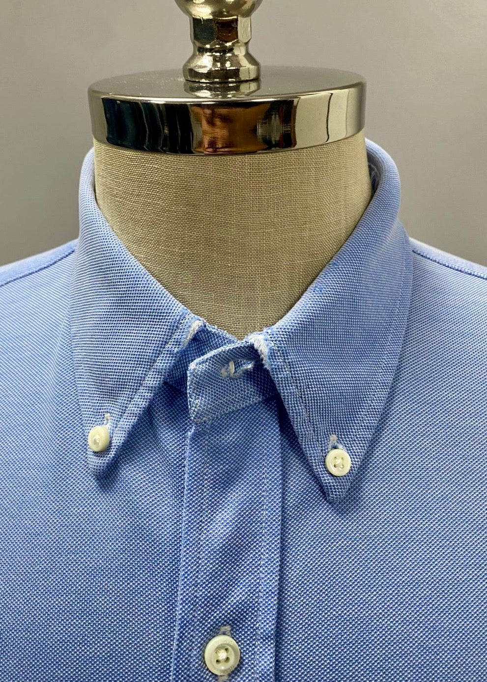 Camisa Polo Ralph Lauren 🏇🏼 Tela camiseta (Knit Oxford) color celeste Talla XL Entalle Regular (ver descripción)