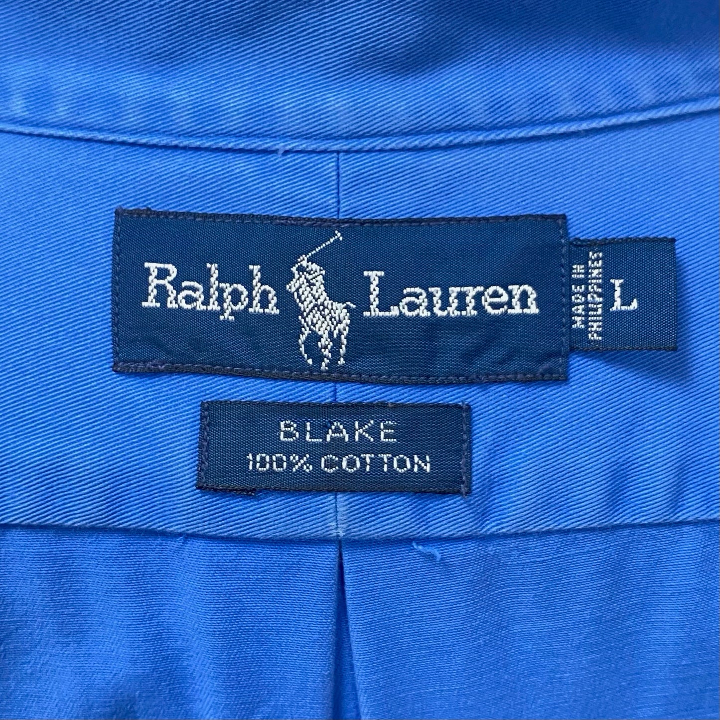 Camisa de botones Polo Ralph Lauren 🏇🏼 en color azul Talla XL Entalle Regular