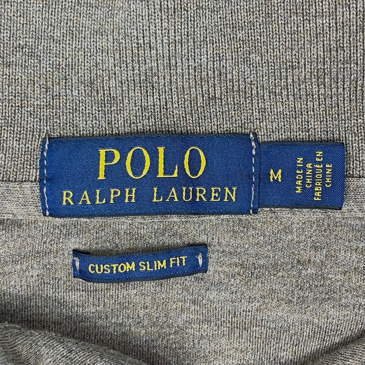 Camiseta Polo Ralph Lauren 🏇🏼 color chocolate grisáceo Talla M Entalle Custom Slim Fit