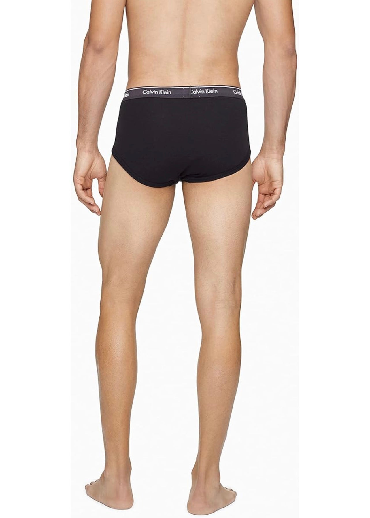 Paquete de 6 Calzoncillos a la cintura Calvin Klein - Tela algodón stretch en color negro Talla XL