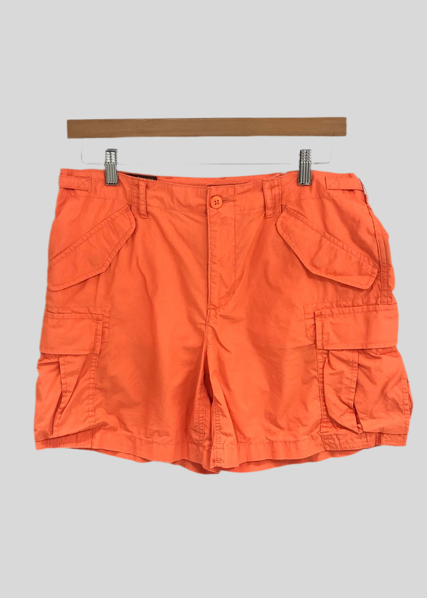 Short de mujer Polo Ralph Lauren 🏇🏼 Estilo cargo en color naranja intenso Talla L