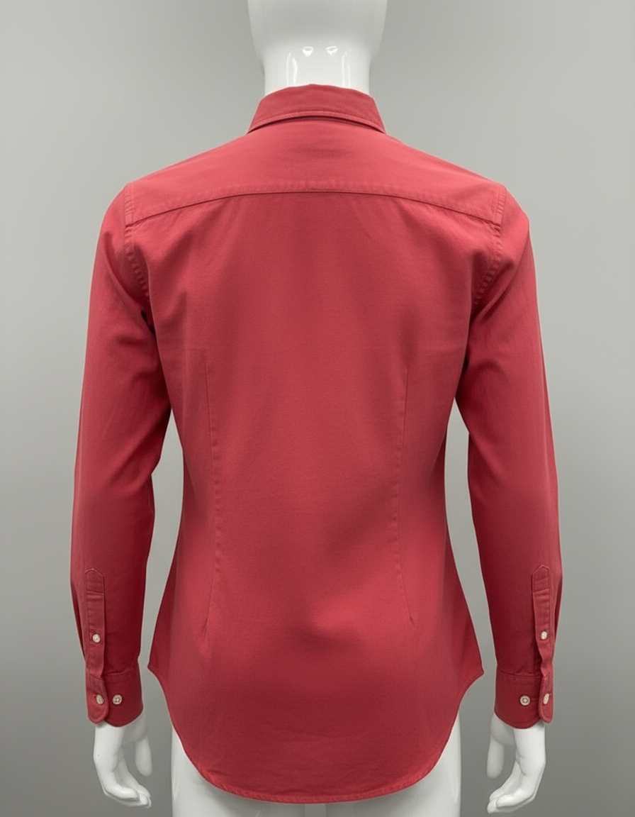Camisa de botones Polo Ralph Lauren 🏇🏼 color rosado magenta Talla L Entalle Regular